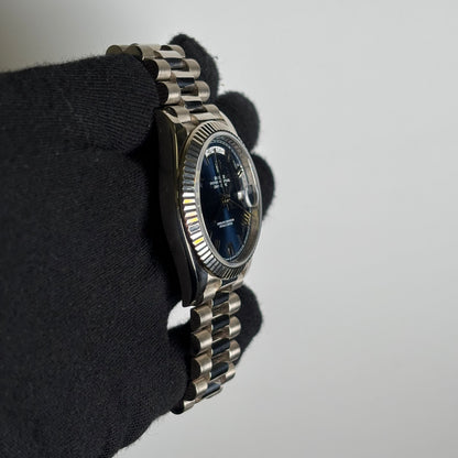 Rolex Day-Date 40mm Blue Dial Watch Ref# 228239 - Happy Jewelers Fine Jewelry Lifetime Warranty