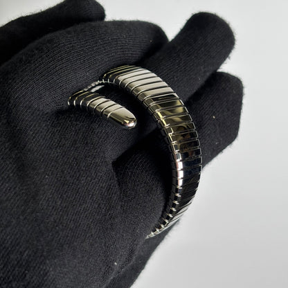 Bvlgari Serpenti 35mm Black Dial Watch Ref# 103524 - Happy Jewelers Fine Jewelry Lifetime Warranty