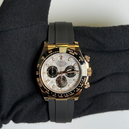 Rolex Daytona 40mm Meteorite Dial Watch Ref# 116515LN - Happy Jewelers Fine Jewelry Lifetime Warranty
