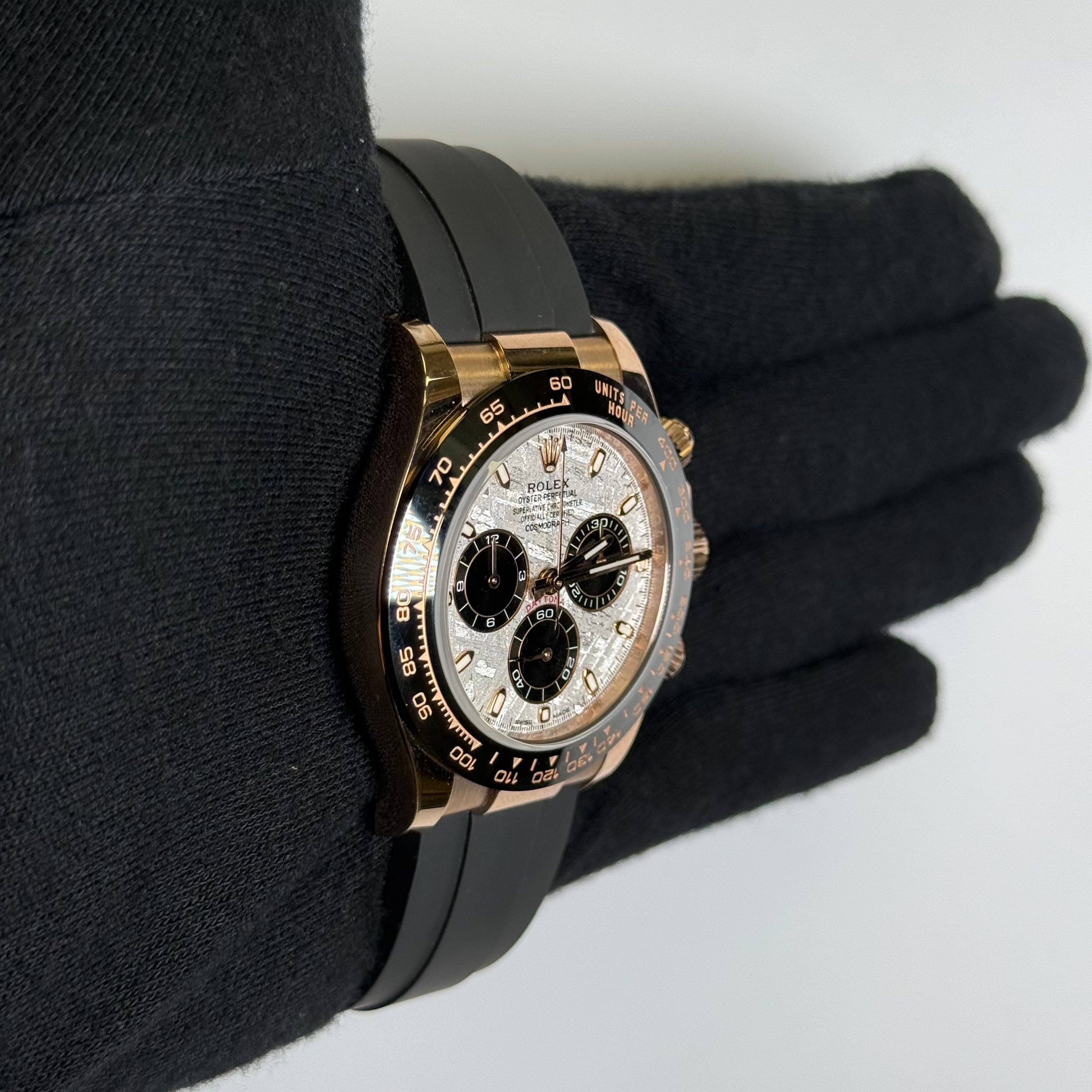 Rolex Daytona 40mm Meteorite Dial Watch Ref# 116515LN - Happy Jewelers Fine Jewelry Lifetime Warranty