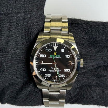 Rolex Air-King 40mm Black Dial Watch Ref# 116900 - Happy Jewelers Fine Jewelry Lifetime Warranty