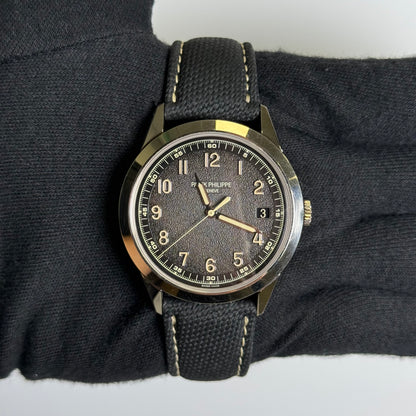 Patek Philippe Calatrava 40mm Charcoal Dial Watch Ref# 5226G-001 - Happy Jewelers Fine Jewelry Lifetime Warranty