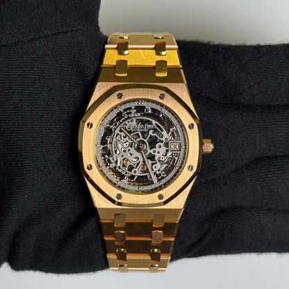 Audemars Piguet Royal Oak Openwork Dial Watch Ref# 15204OR.OO.1240OR.01 - Happy Jewelers Fine Jewelry Lifetime Warranty