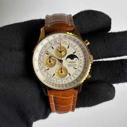 Breitling Navitimer 43mm White Dial Watch Ref# K19340 - Happy Jewelers Fine Jewelry Lifetime Warranty