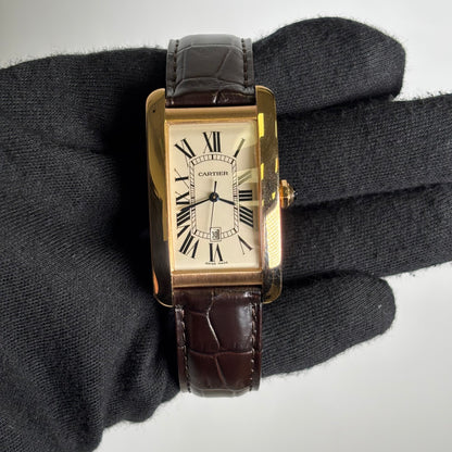 Cartier Tank 28mm Ivory Dial Watch Ref# W2609156 - Happy Jewelers Fine Jewelry Lifetime Warranty