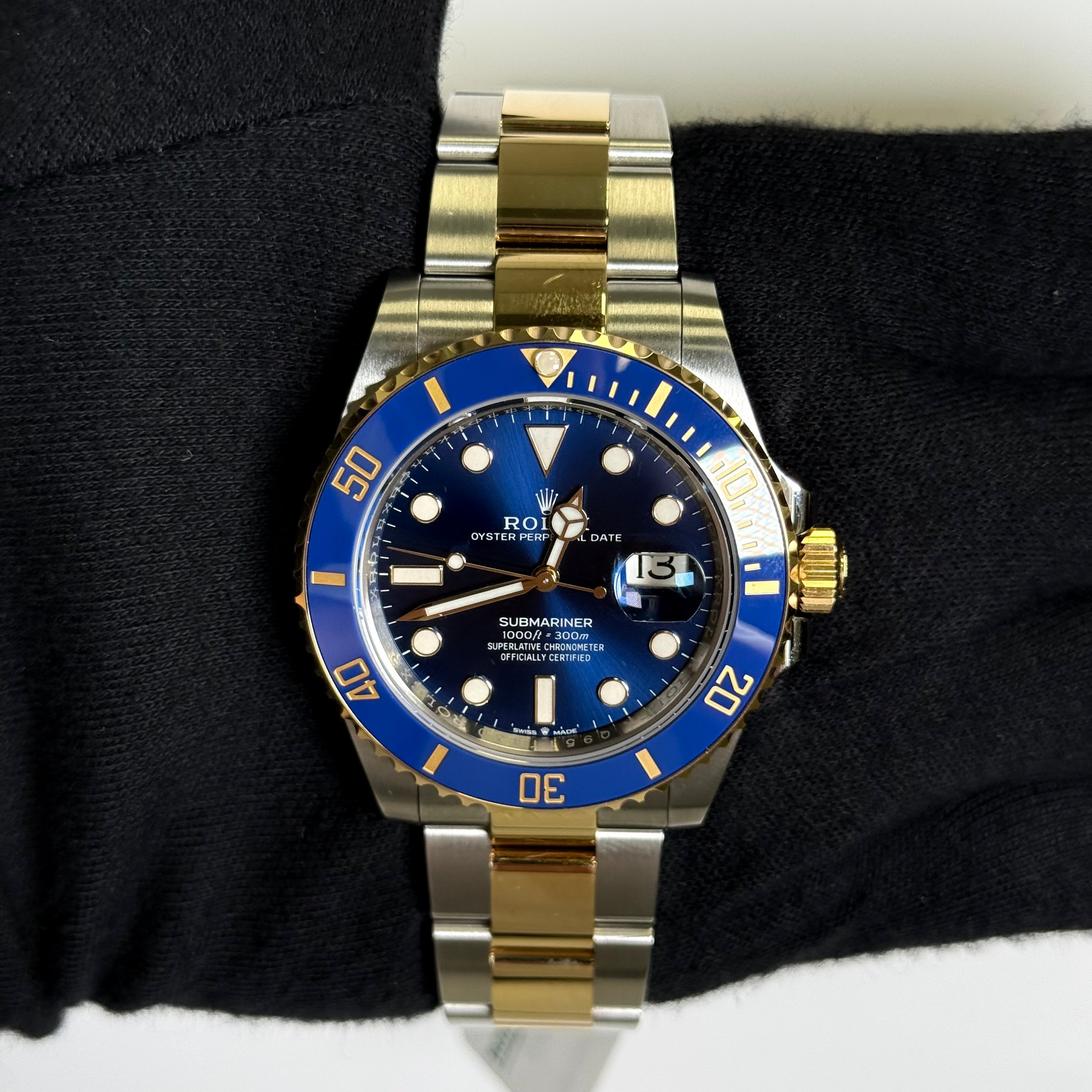 Rolex Submariner 41mm Blue Dial Watch Ref# 126613LB - Happy Jewelers Fine Jewelry Lifetime Warranty