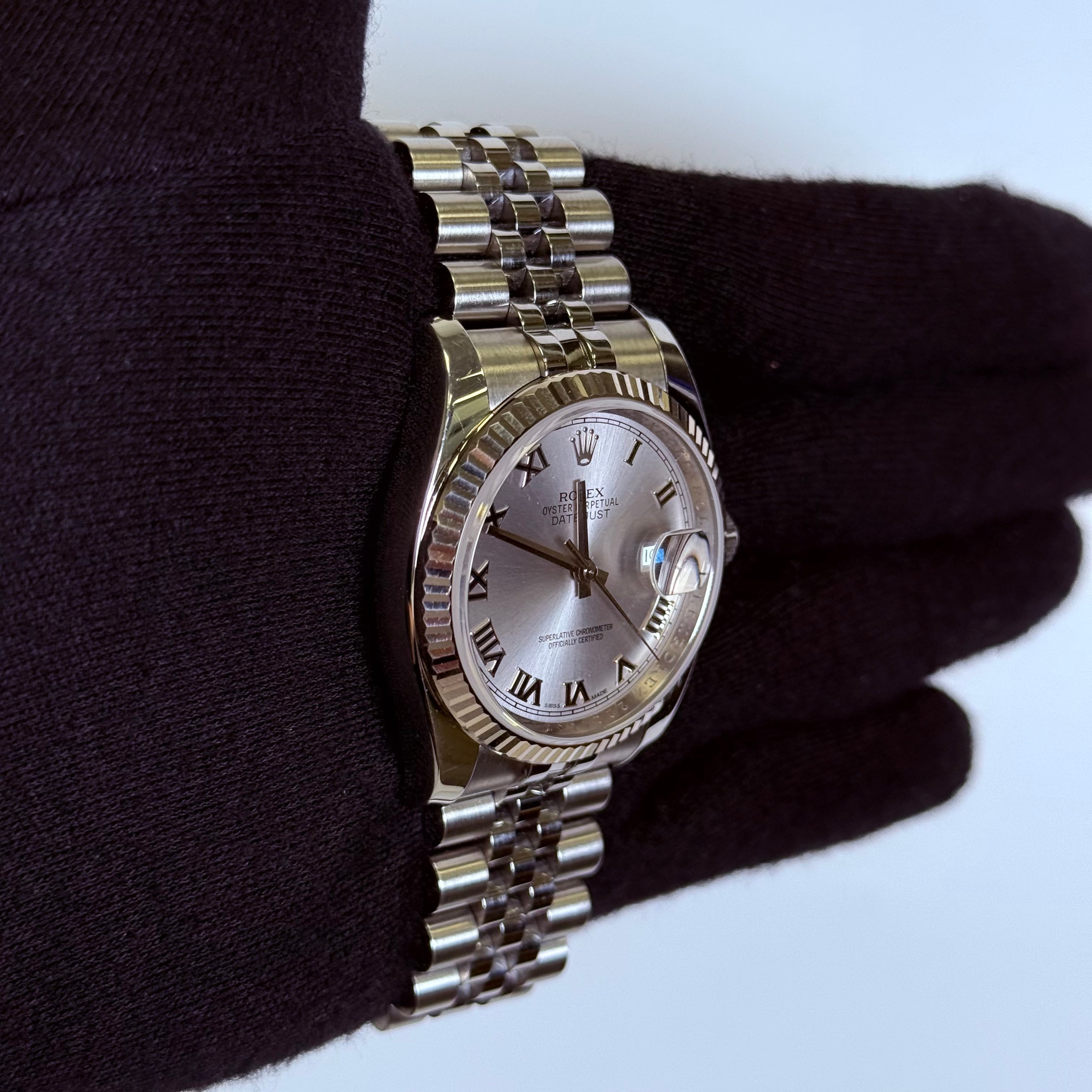 Rolex Datejust 36mm Silver Dial Watch Ref# 116234 - Happy Jewelers Fine Jewelry Lifetime Warranty