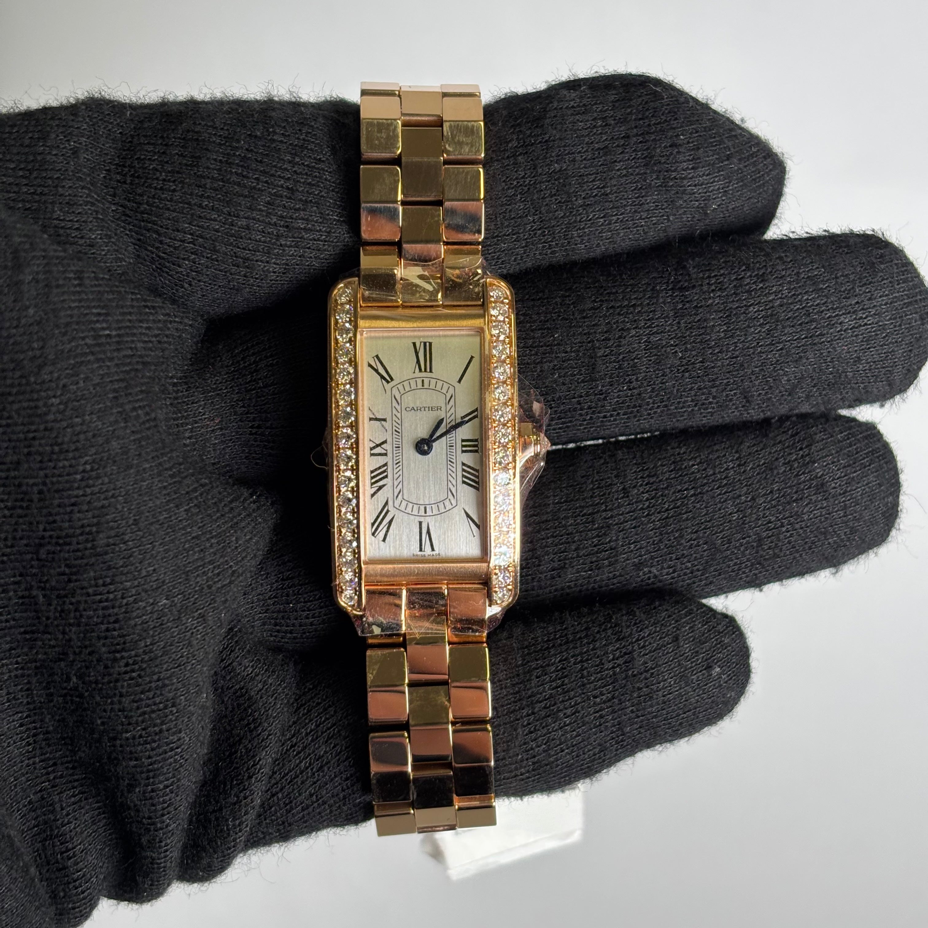 Cartier Tank 19mm Silver Dial Watch Ref# WJTA0056 - Happy Jewelers Fine Jewelry Lifetime Warranty