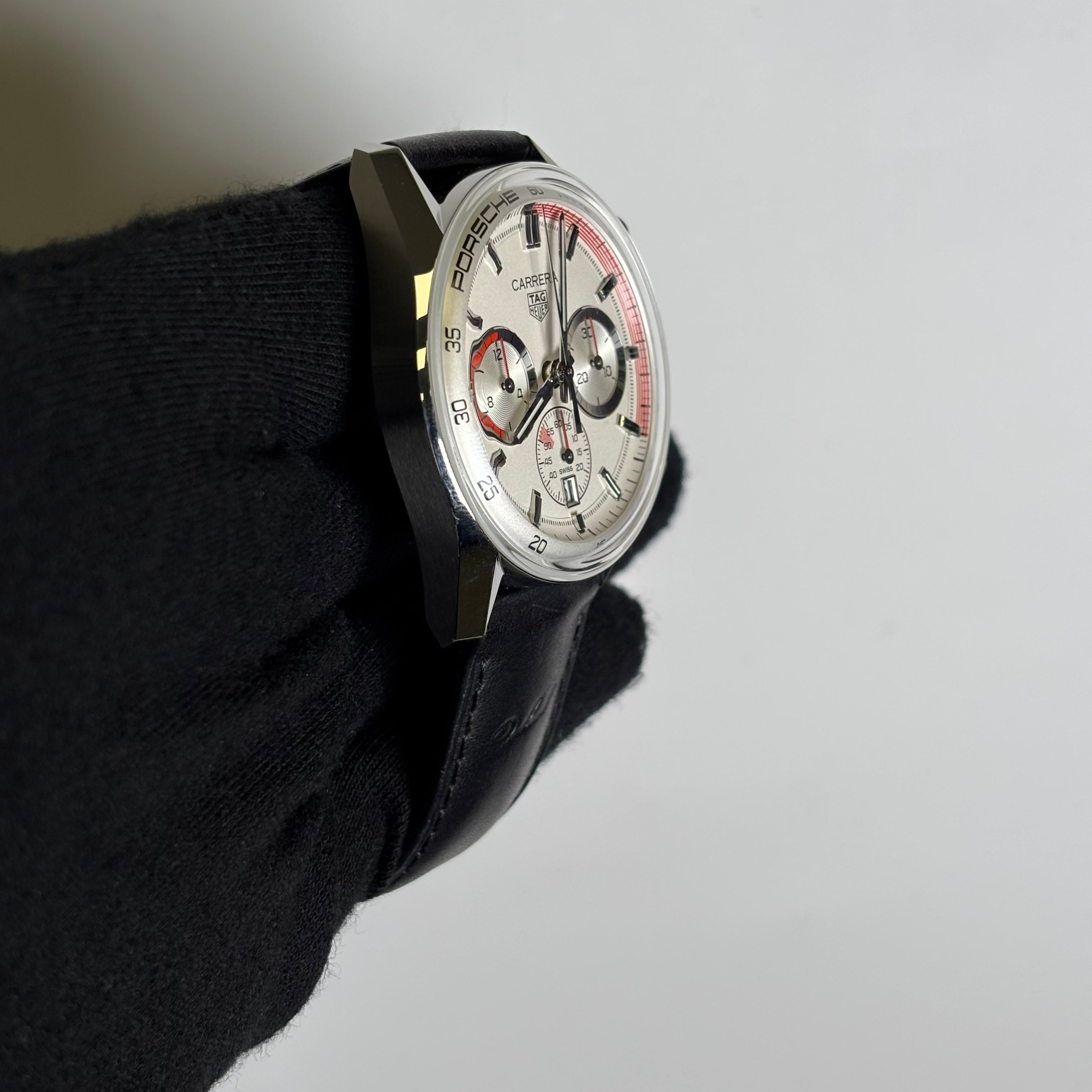 Tag Heuer Carrera 42mm Silver Dial Watch Ref# CBS2011 - Happy Jewelers Fine Jewelry Lifetime Warranty