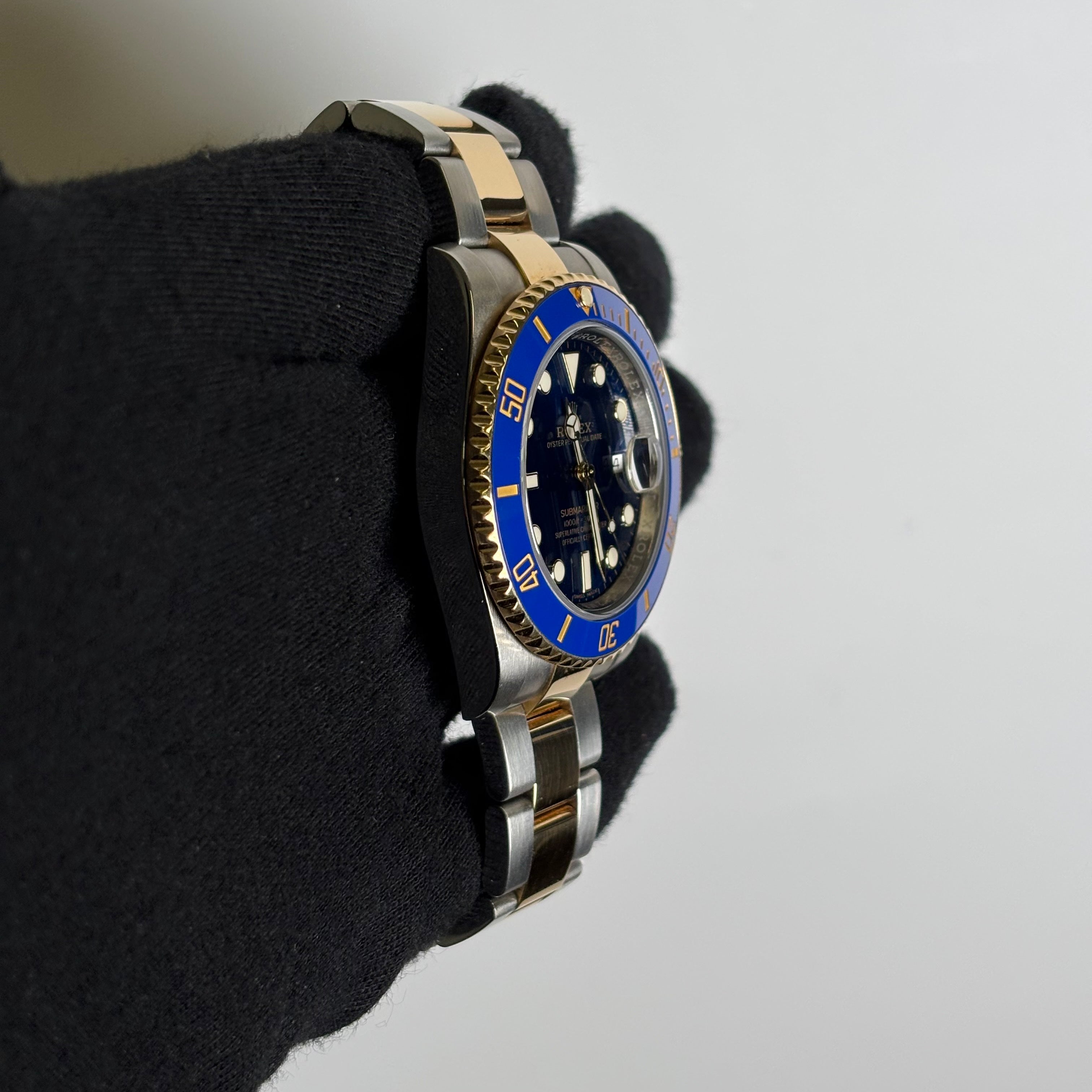 Rolex Submariner 40mm Blue Dial Watch Ref# 116613LB - Happy Jewelers Fine Jewelry Lifetime Warranty
