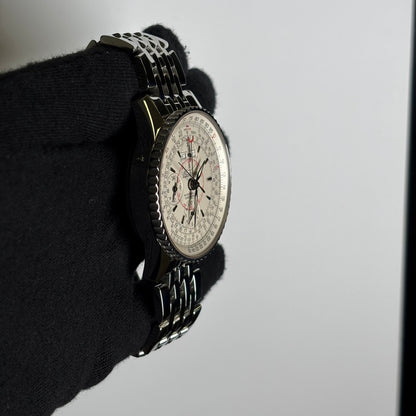 Breitling Montbrillant 43mm Ivory Dial Watch Ref# A21330 - Happy Jewelers Fine Jewelry Lifetime Warranty