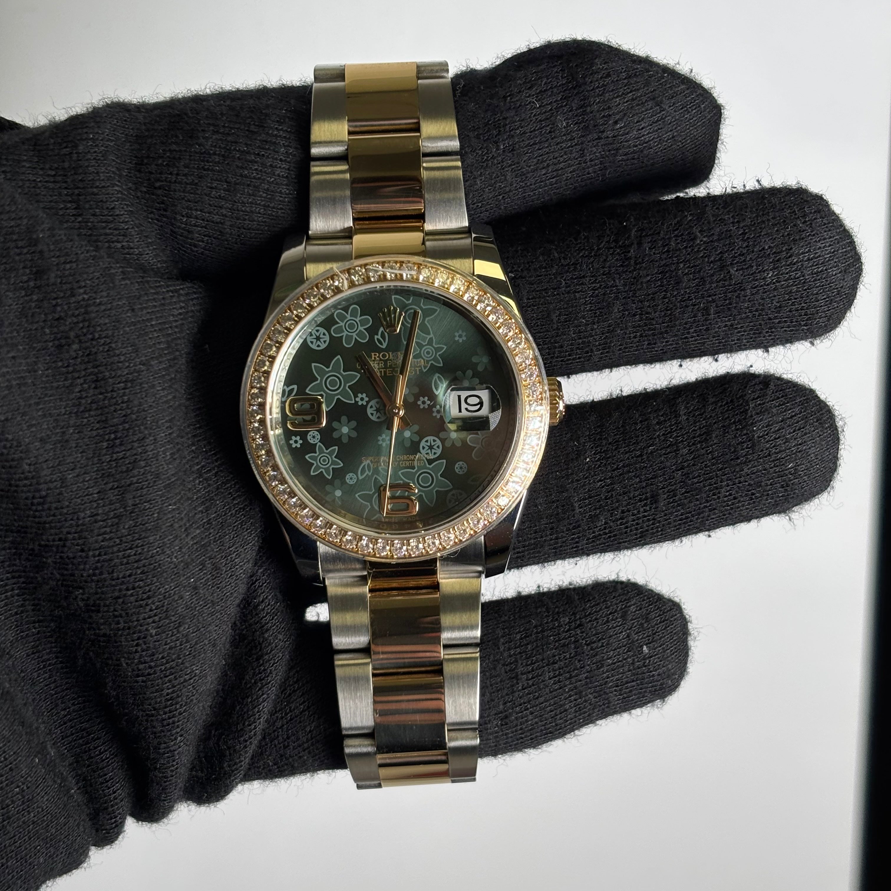 Rolex Datejust 36mm Green Dial Watch Ref# 116243 - Happy Jewelers Fine Jewelry Lifetime Warranty