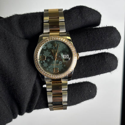 Rolex Datejust 36mm Green Dial Watch Ref# 116243 - Happy Jewelers Fine Jewelry Lifetime Warranty