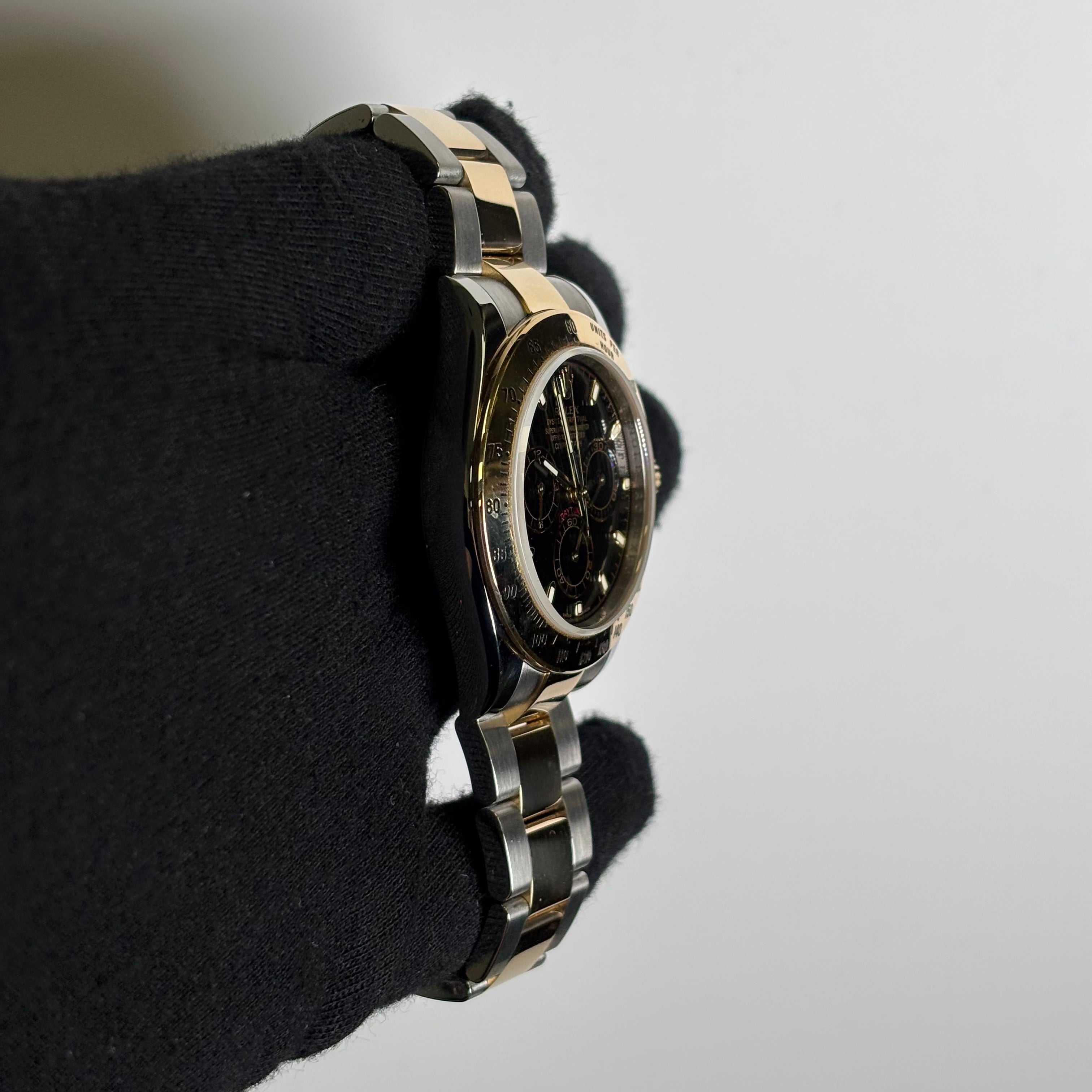 Rolex Daytona 40mm Black Dial Watch Ref# 116523 - Happy Jewelers Fine Jewelry Lifetime Warranty