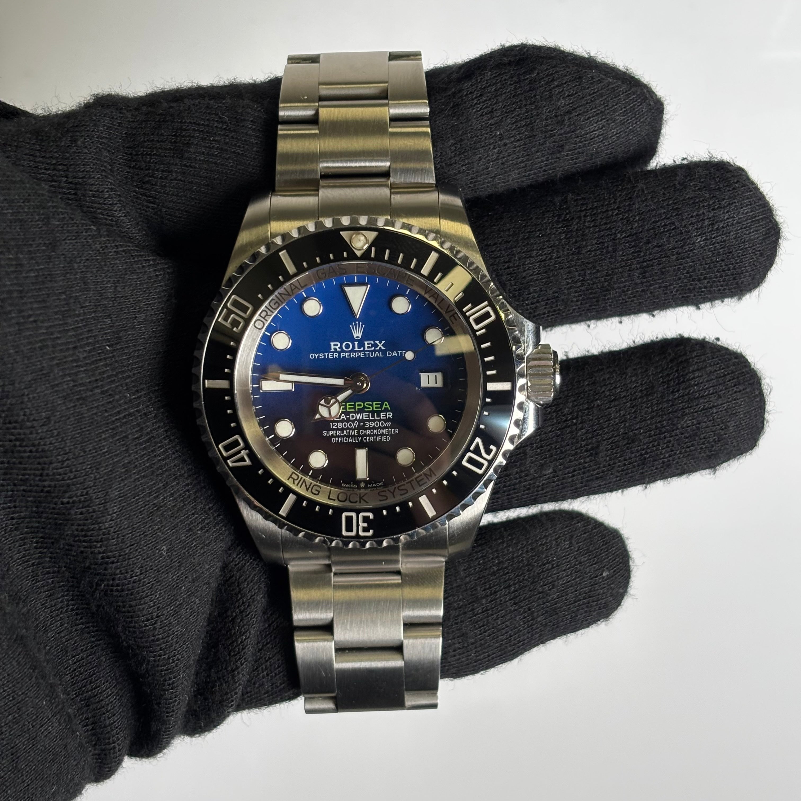 Rolex Sea-Dweller 44mm Black/Blue Dial Watch Ref# 126660 - Happy Jewelers Fine Jewelry Lifetime Warranty