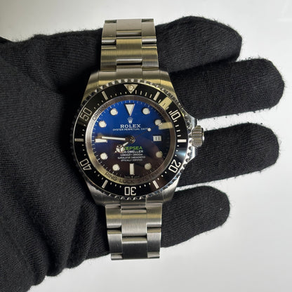 Rolex Sea-Dweller 44mm Black/Blue Dial Watch Ref# 126660 - Happy Jewelers Fine Jewelry Lifetime Warranty