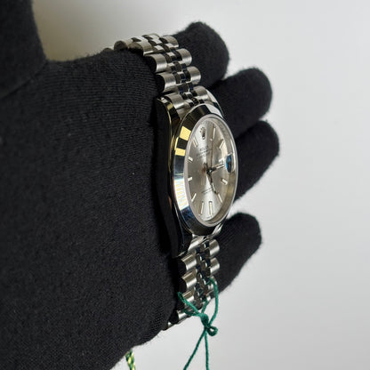 Rolex Datejust 41mm Silver Dial Watch Ref# 126300 - Happy Jewelers Fine Jewelry Lifetime Warranty