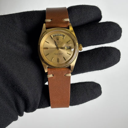 Rolex Day-Date 36mm Champagne Dial Watch Ref# 1803 - Happy Jewelers Fine Jewelry Lifetime Warranty