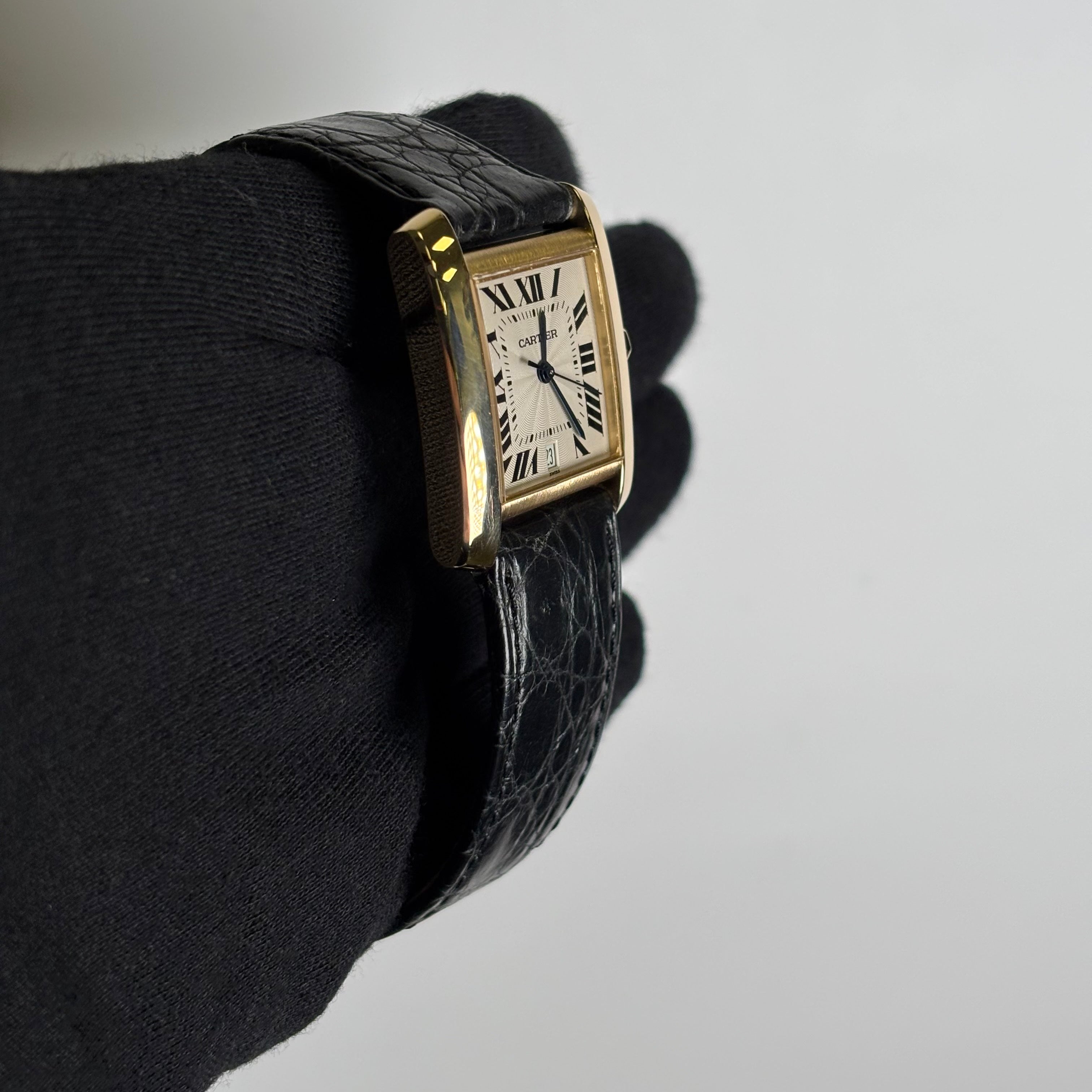 Cartier Tank 28mm White Dial Watch Ref# W5000156 - Happy Jewelers Fine Jewelry Lifetime Warranty
