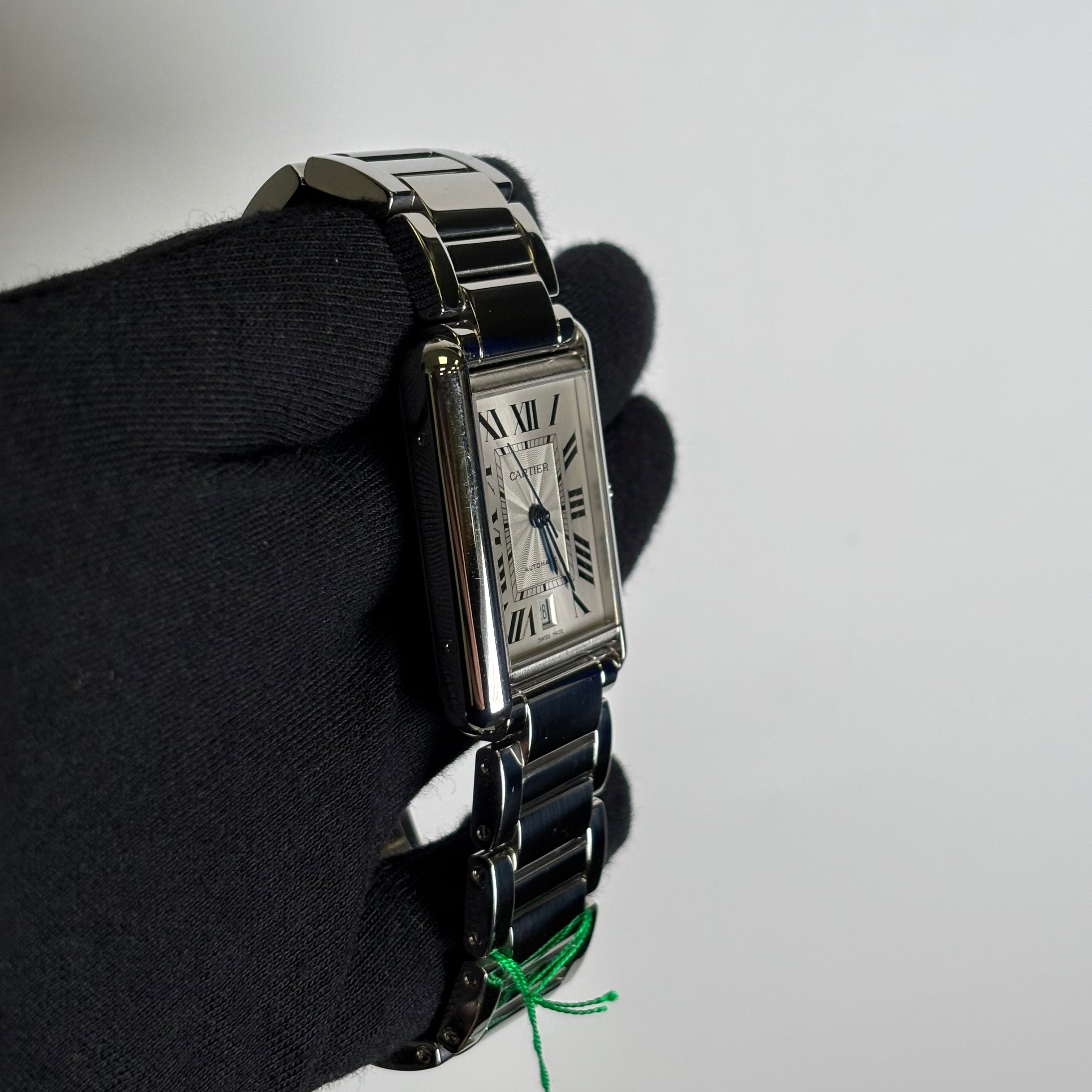 Cartier Tank 41x31mm Silver Dial Ref# WSTA0053 - Happy Jewelers Fine Jewelry Lifetime Warranty