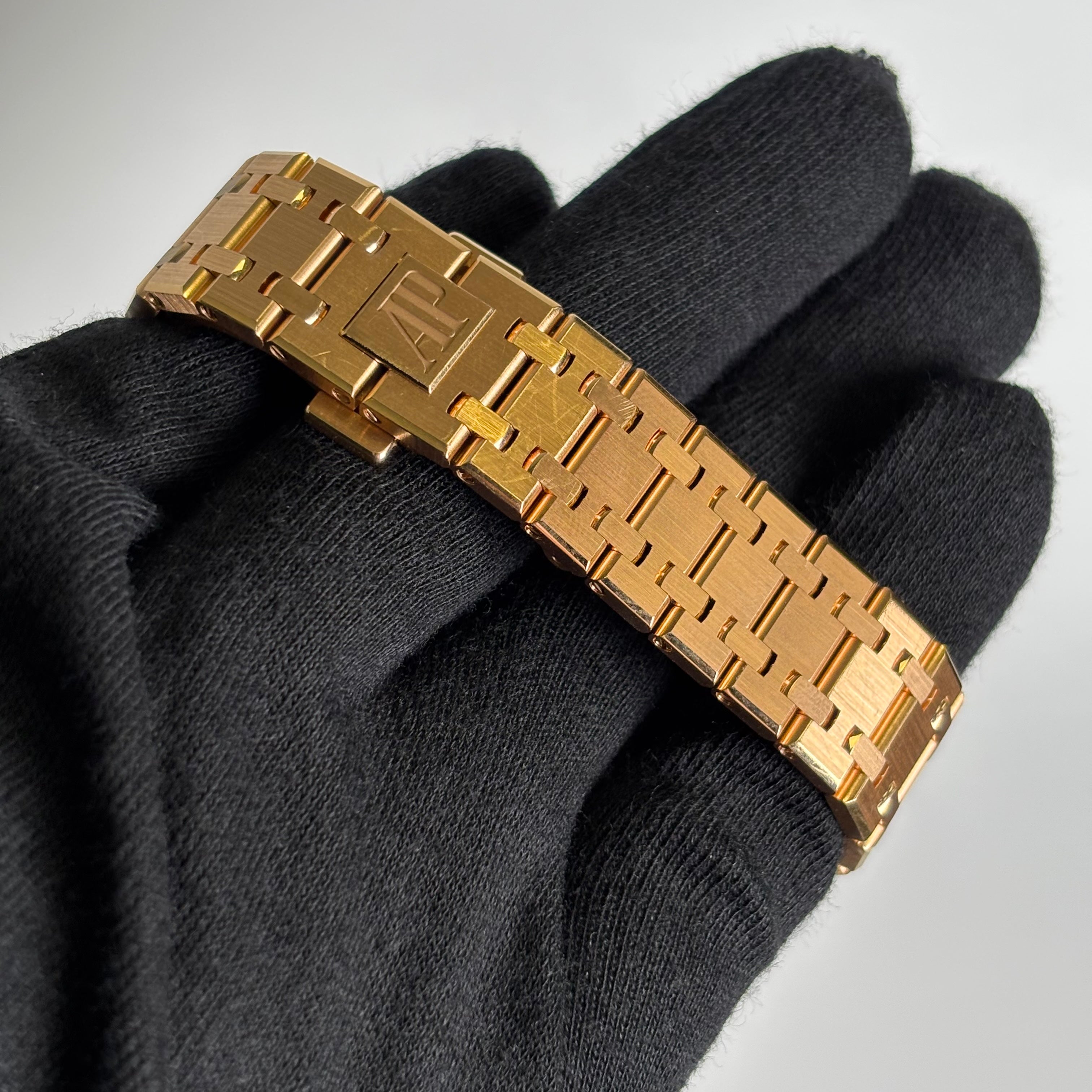 Audemars Piguet Royal Oak 34mm Silver Dial Watch Ref# 77451OR.ZZ.1361OR.03 - Happy Jewelers Fine Jewelry Lifetime Warranty