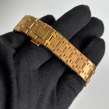 Audemars Piguet Royal Oak 34mm Silver Dial Watch Ref# 77451OR.ZZ.1361OR.03 - Happy Jewelers Fine Jewelry Lifetime Warranty