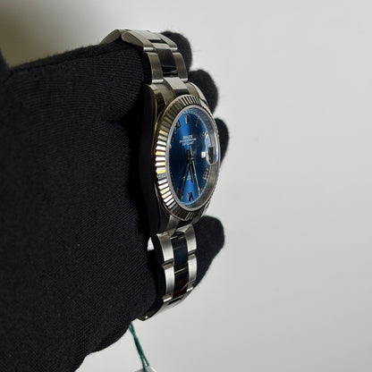 Rolex Datejust 41mm Blue Dial Watch Ref# 126334 - Happy Jewelers Fine Jewelry Lifetime Warranty