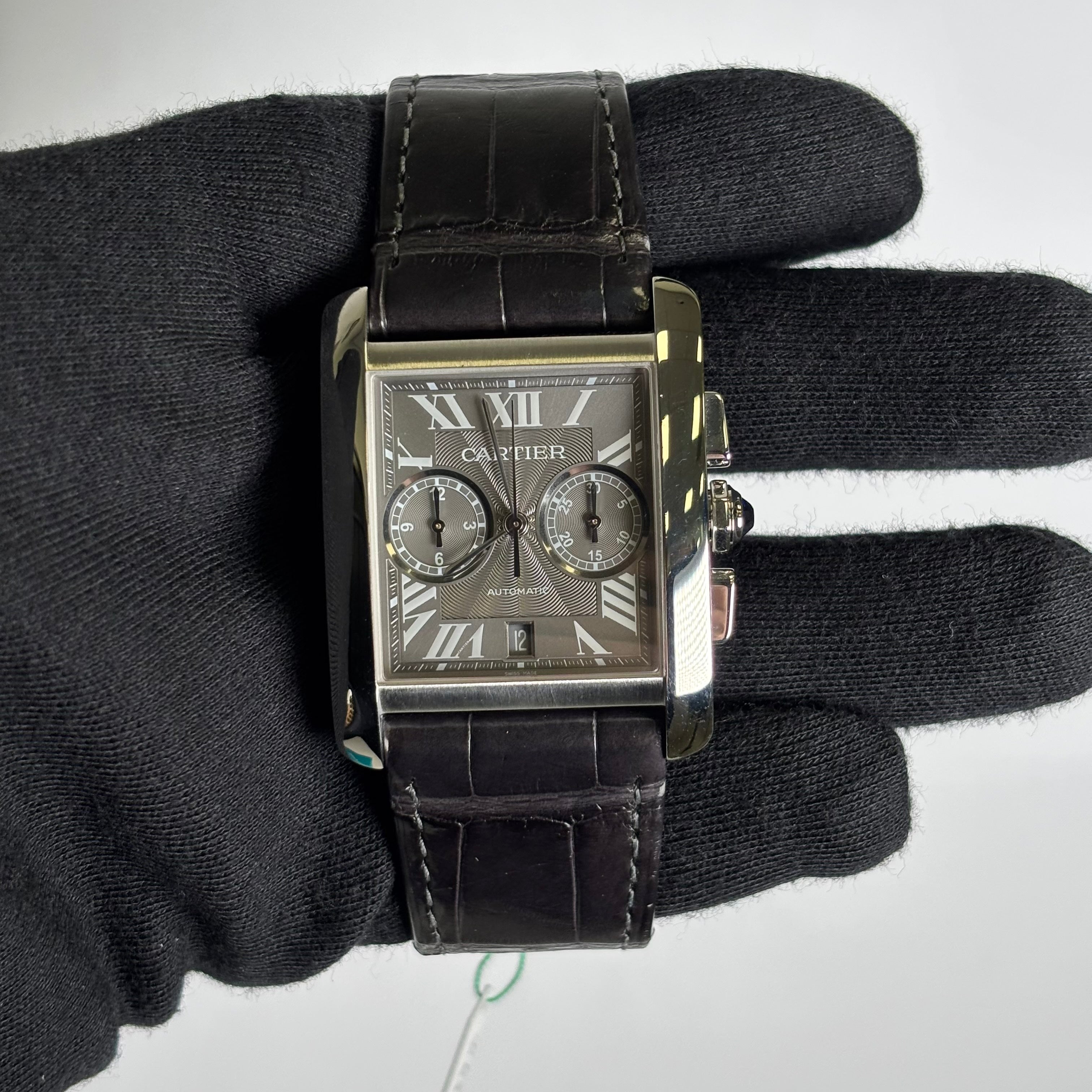 Cartier Tank 44mm Grey Dial Watch Ref# W5330008 - Happy Jewelers Fine Jewelry Lifetime Warranty