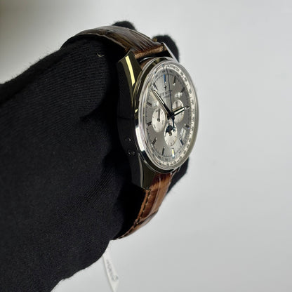Zenith El Primero 42mm White Dial Watch Ref# 03.2091.410 - Happy Jewelers Fine Jewelry Lifetime Warranty