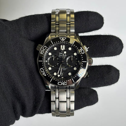 Omega Seamaster 44mm Black Dial Watch Ref# 210.30.44.51.01.001 - Happy Jewelers Fine Jewelry Lifetime Warranty