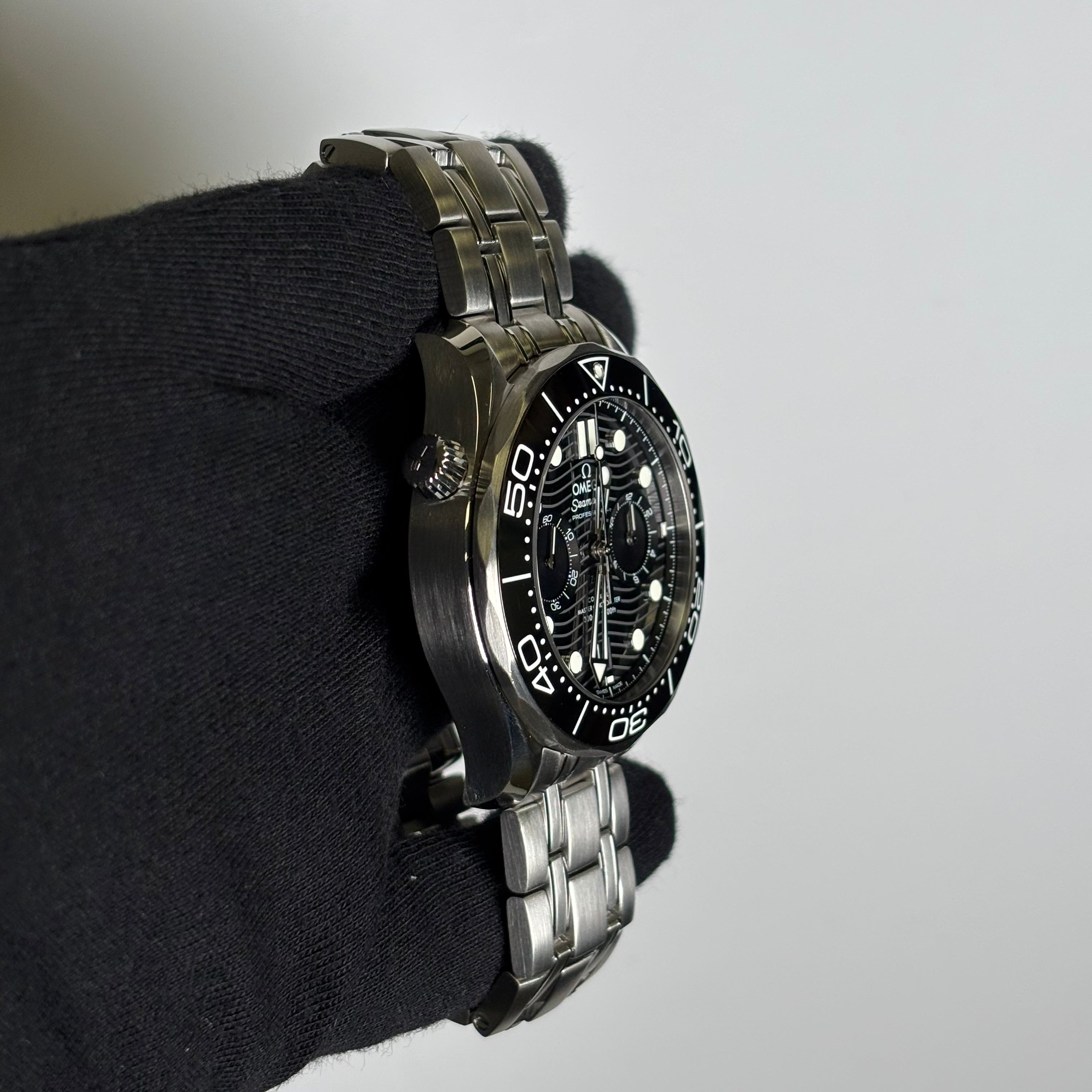 Omega Seamaster 44mm Black Dial Watch Ref# 210.30.44.51.01.001 - Happy Jewelers Fine Jewelry Lifetime Warranty