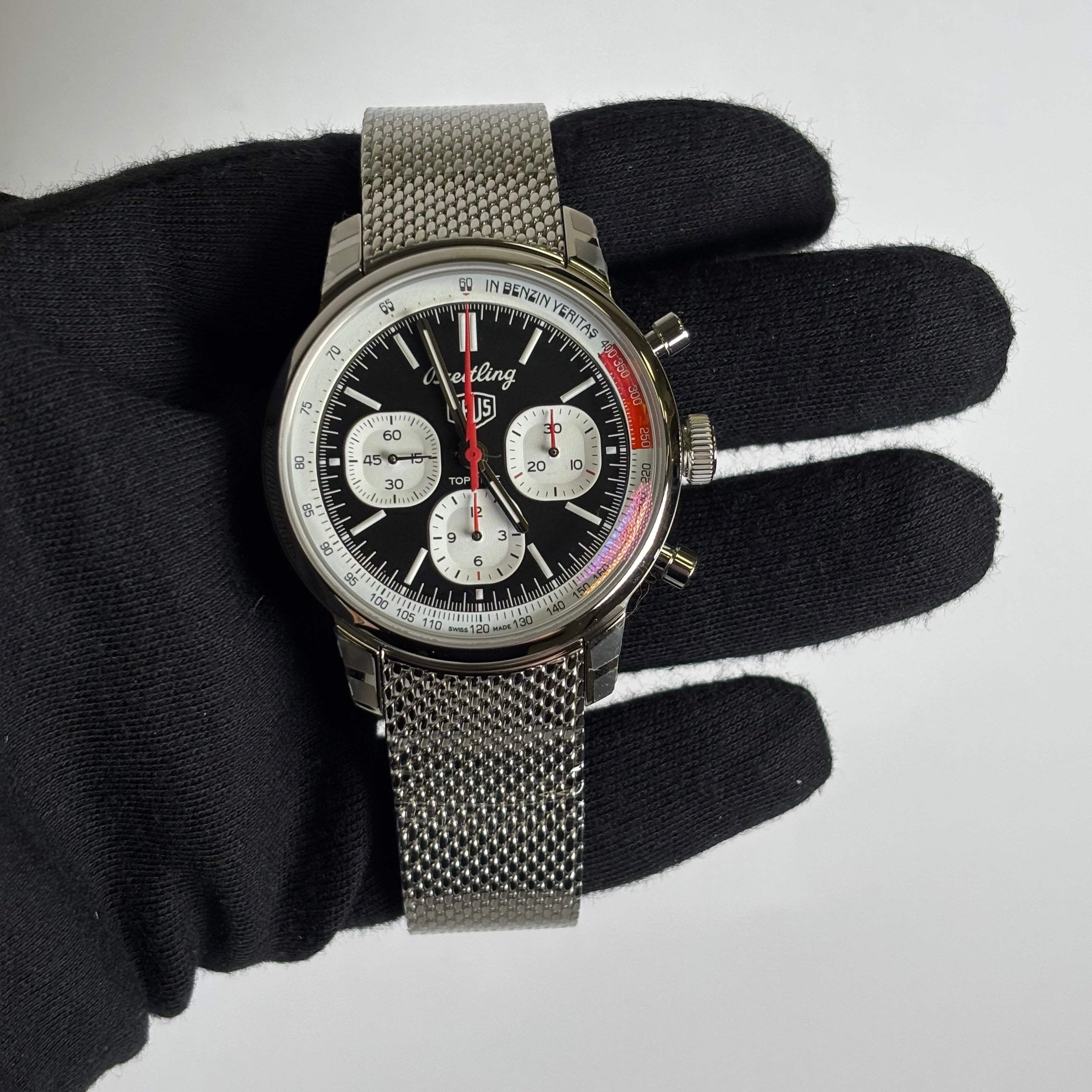 Breitling Top Time 41mm Black Dial Watch Ref# AB0176 - Happy Jewelers Fine Jewelry Lifetime Warranty