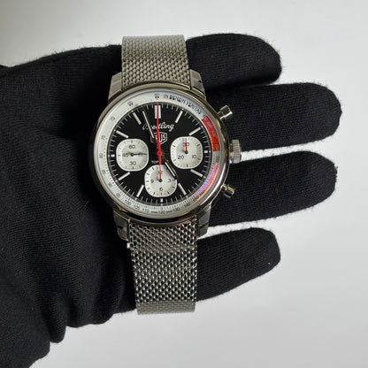 Breitling Top Time 41mm Black Dial Watch Ref# AB0176 - Happy Jewelers Fine Jewelry Lifetime Warranty