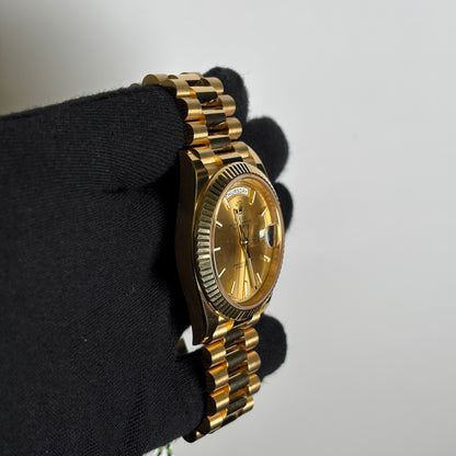 Rolex Day-Date 40mm Champagne Dial Watch Ref# 228238 - Happy Jewelers Fine Jewelry Lifetime Warranty