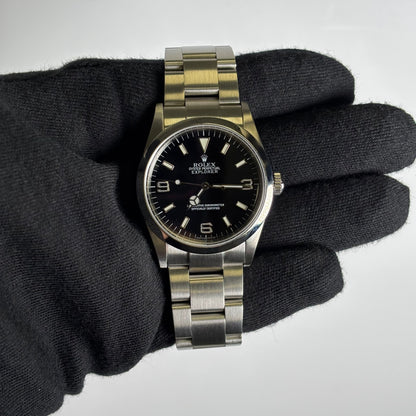 Rolex Explorer 36mm Black Dial Watch Ref# 114270 - Happy Jewelers Fine Jewelry Lifetime Warranty