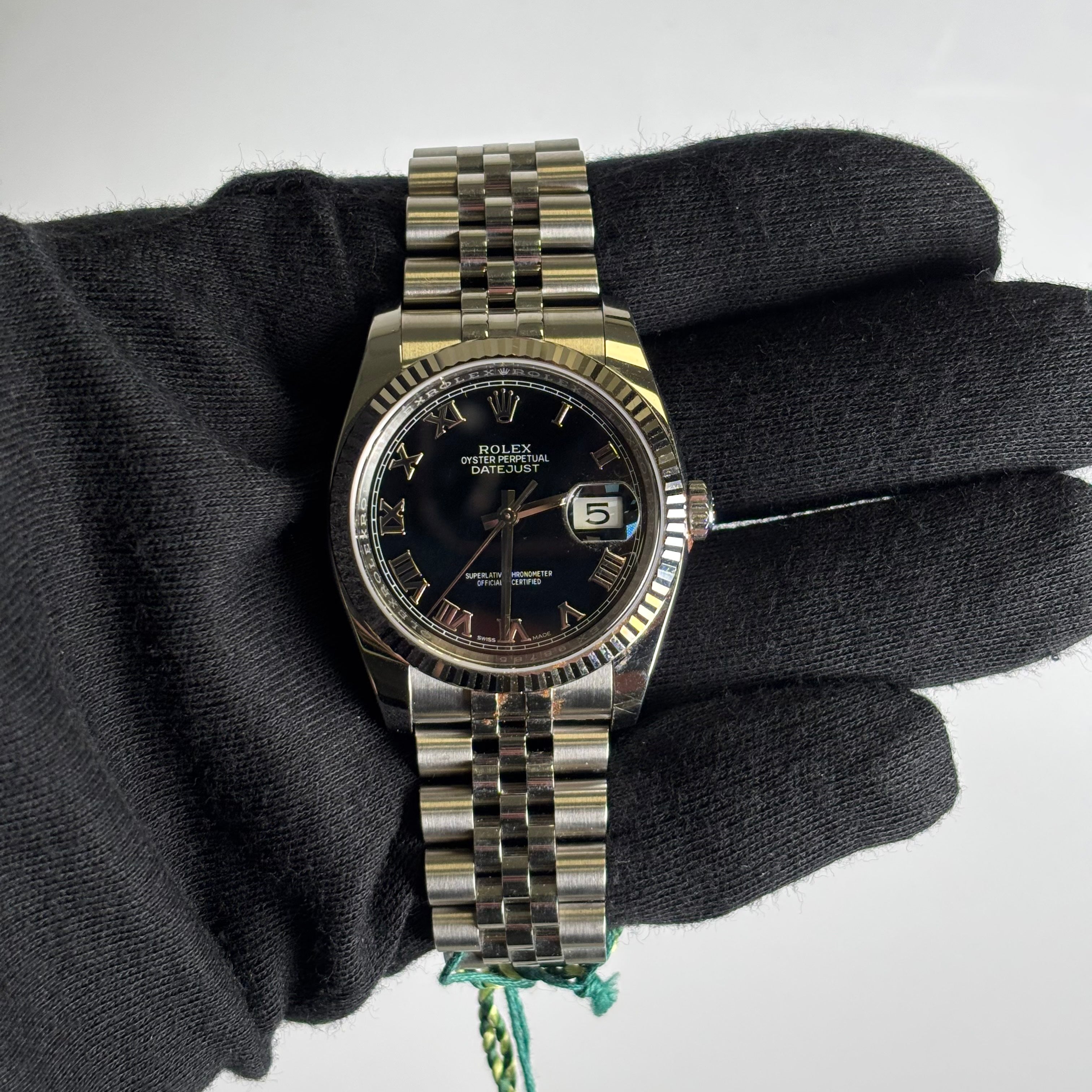 Rolex Datejust 36mm Black Dial Watch Ref# 116234 - Happy Jewelers Fine Jewelry Lifetime Warranty