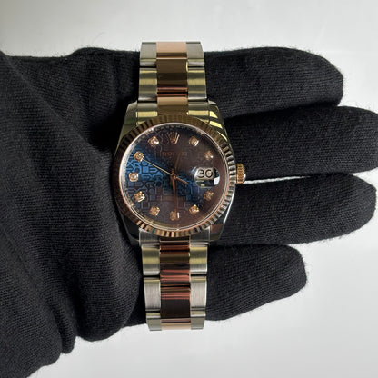 Rolex Datejust 36mm Blue Dial Watch Ref# 116231 - Happy Jewelers Fine Jewelry Lifetime Warranty