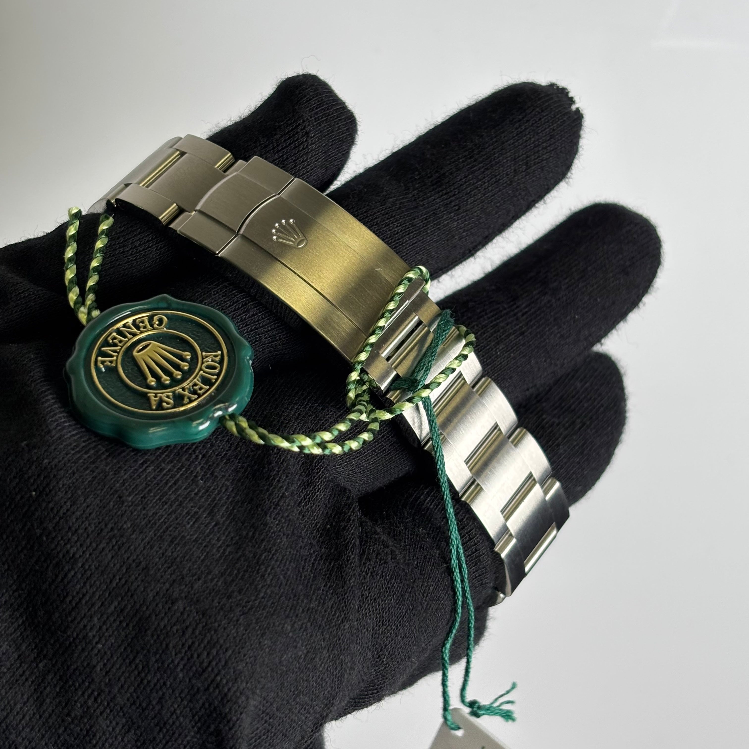 Rolex Oyster Perpetual 41mm Pistachio Dial Watch Ref# 134300 - Happy Jewelers Fine Jewelry Lifetime Warranty