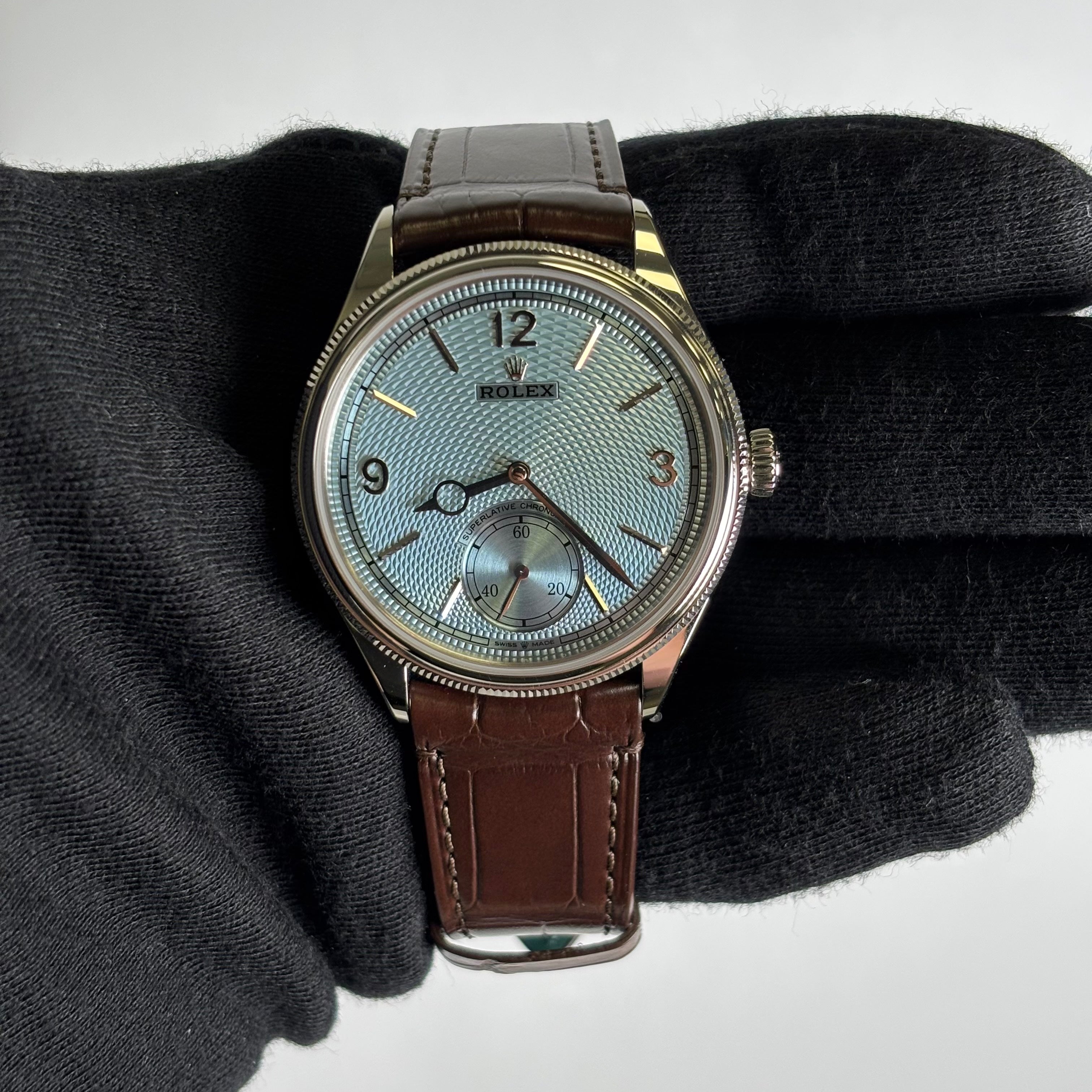 Rolex 1908 39mm Blue Dial Watch Ref# 52506 - Happy Jewelers Fine Jewelry Lifetime Warranty