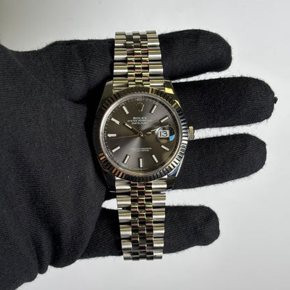 Rolex Datejust 41mm Rhodium Dial Watch Ref# 126334 - Happy Jewelers Fine Jewelry Lifetime Warranty