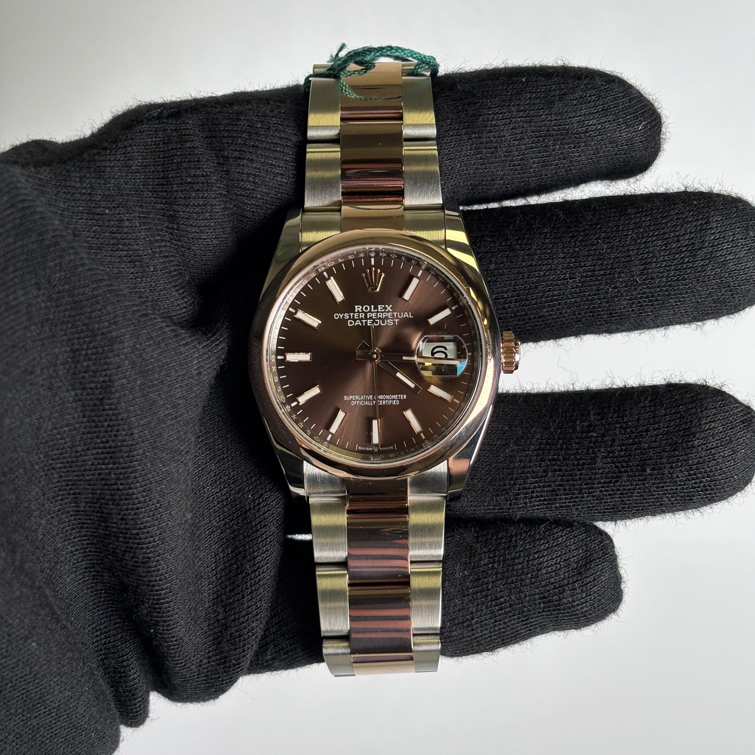 Rolex Datejust 36mm Chocolate Dial Watch Ref# 126201 - Happy Jewelers Fine Jewelry Lifetime Warranty