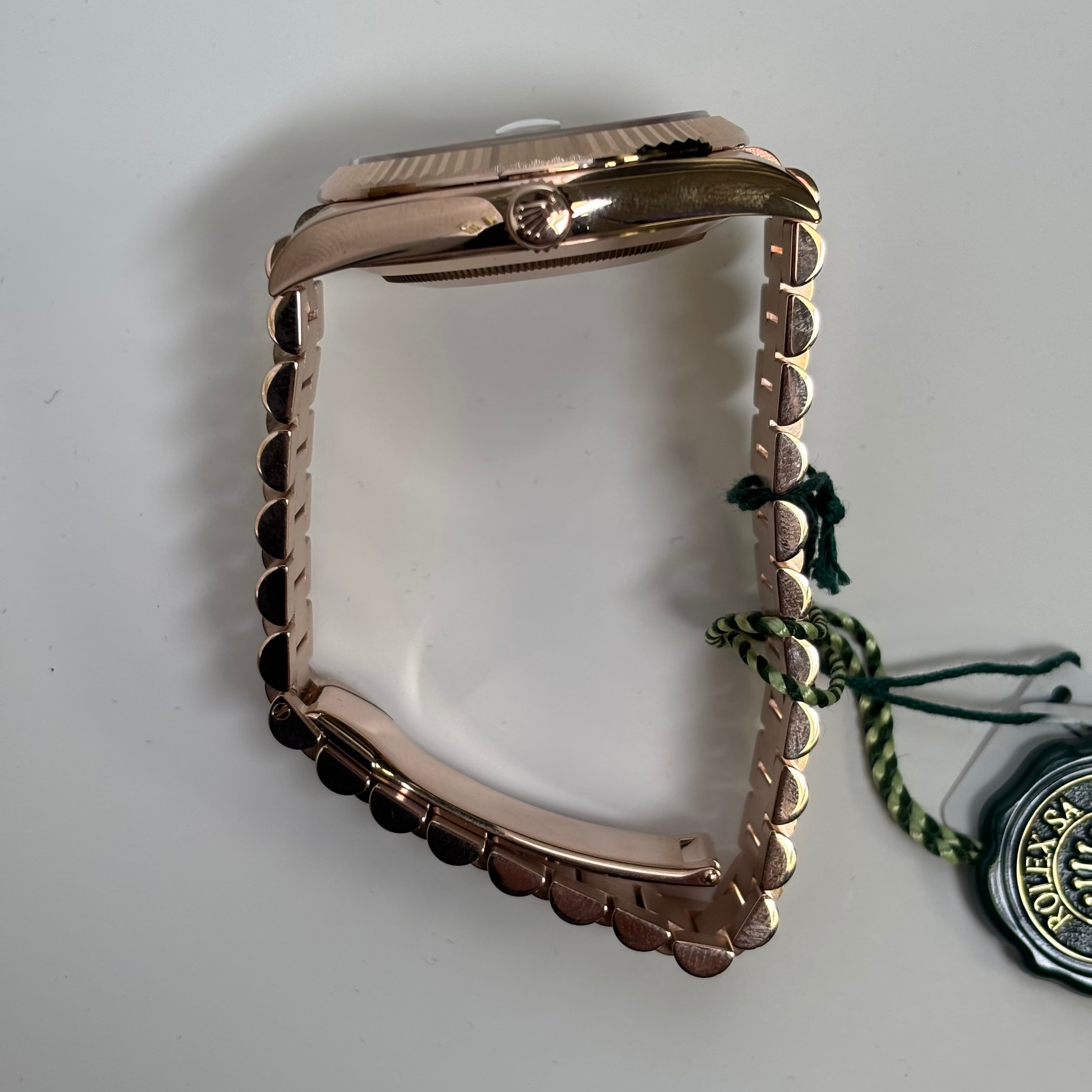 Rolex Day-Date 40mm Olive Dial Watch Ref# 228235 - Happy Jewelers Fine Jewelry Lifetime Warranty