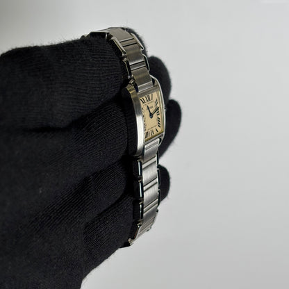 Cartier Tank 20mm Ivory Dial Watch Ref# W51008Q3 - Happy Jewelers Fine Jewelry Lifetime Warranty