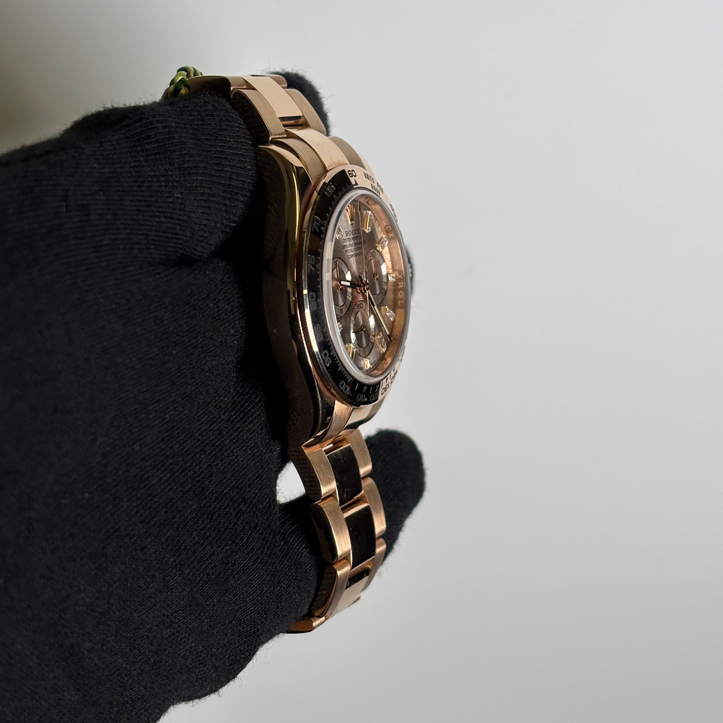 Rolex Daytona 40mm Pink Dial Watch Ref# 116505 - Happy Jewelers Fine Jewelry Lifetime Warranty