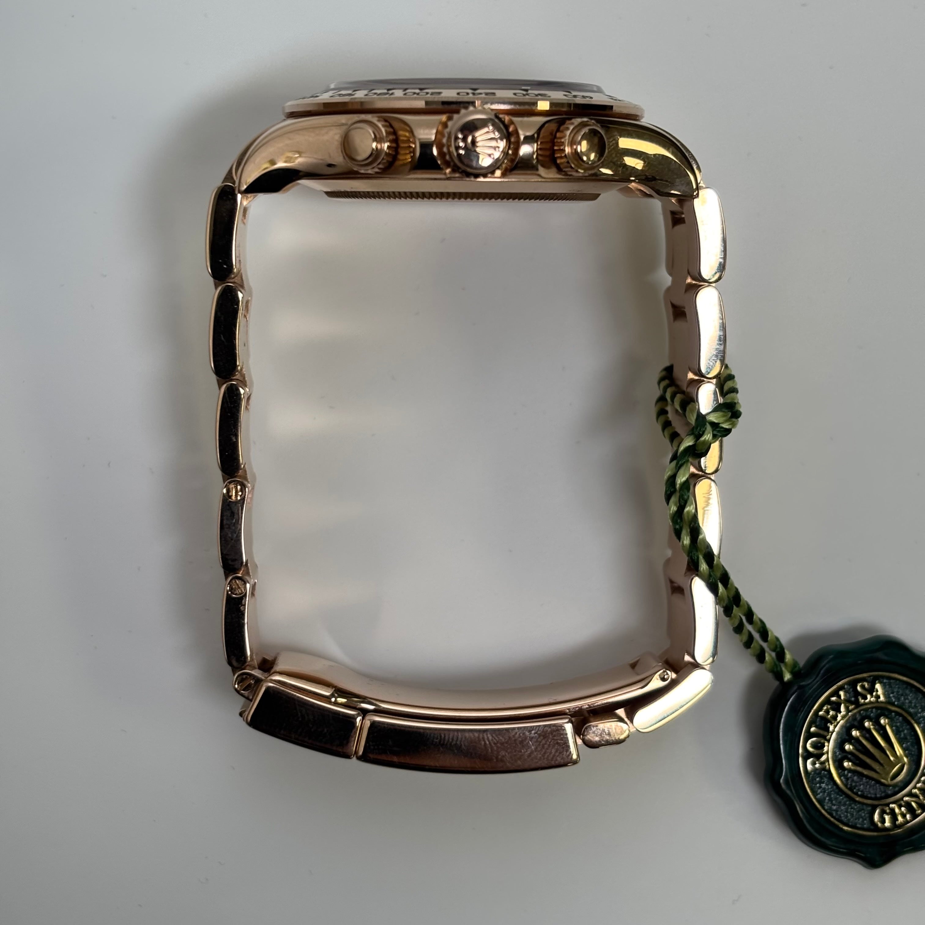 Rolex Daytona 40mm Pink Dial Watch Ref# 116505 - Happy Jewelers Fine Jewelry Lifetime Warranty