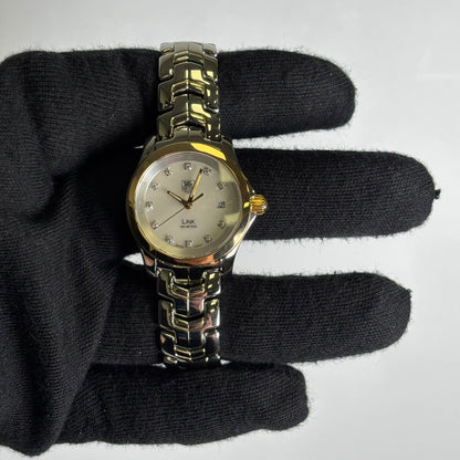 Tag Heuer Link 27mm MOP Dial Watch Ref# WJF1353 - Happy Jewelers Fine Jewelry Lifetime Warranty