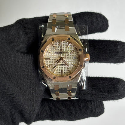 Audemars Piguet Royal Oak 37mm Silver Dial Watch Ref# 15450SR.OO.1256SR.01 - Happy Jewelers Fine Jewelry Lifetime Warranty