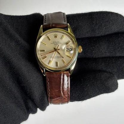 Rolex Datejust 34mm Silver Dial Watch Ref# 1550 - Happy Jewelers Fine Jewelry Lifetime Warranty