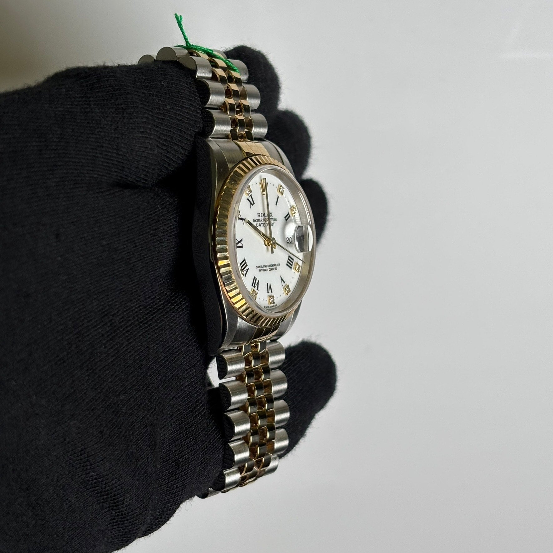 Rolex Datejust 36mm White Dial Watch Ref# 16233 - Happy Jewelers Fine Jewelry Lifetime Warranty