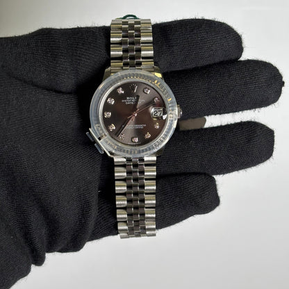 Rolex Datejust 31mm Grey Dial Watch Ref# 278274 - Happy Jewelers Fine Jewelry Lifetime Warranty